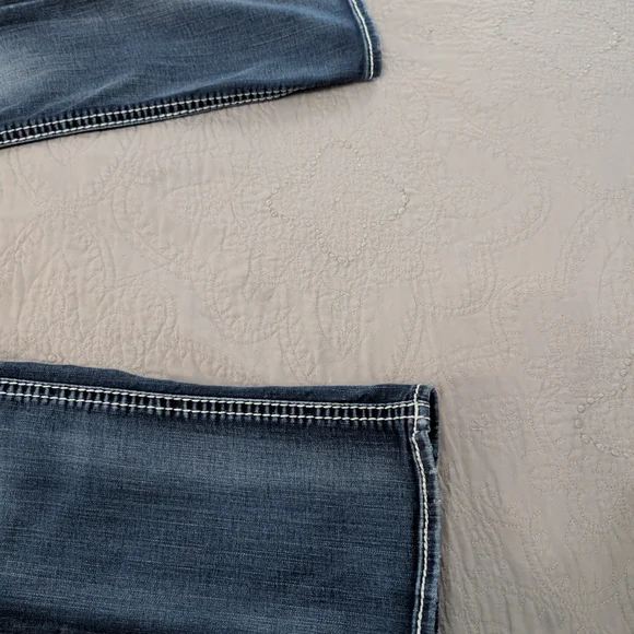 Rock Revival Dark Blue Boot Cut Ysobel Women's Jeans Size 31 - Picture 4 of 8